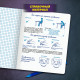 Тетради ДЭК 12 л. КОМПЛЕКТ 10 шт. ПРОПИСЬ № 6 клетка, со справочным материалом, ЮНЛАНДИЯ, 404855