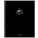 Тетрадь А5, 120 л., HATBER, спираль, клетка, обложка твердая, Soft-touch, 4 разделителя, 
