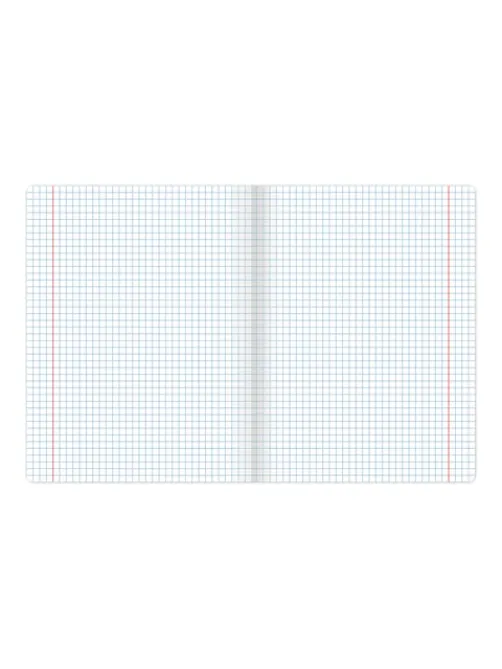Тетрадь 18 л. BRAUBERG КЛАССИКА NEW клетка, обложка картон, СИНЯЯ, 105699