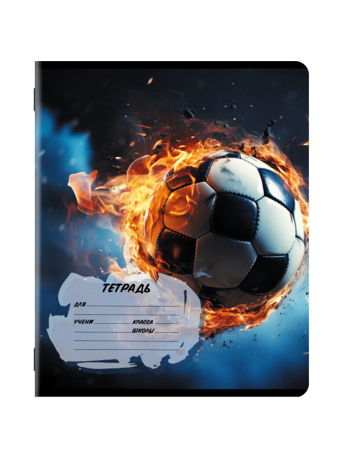 Тетрадь 12 л. ЮНЛАНДИЯ, линия, обложка картон, SPORT, 107286