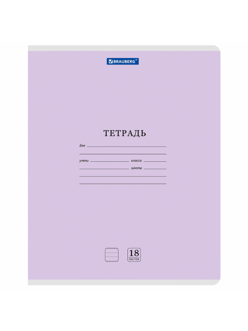 Тетради ДЭК 18 л., КОМПЛЕКТ 10 шт., BRAUBERG 