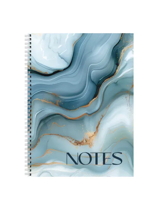 Тетрадь А4, 120 л., BRAUBERG, гребень, клетка, глянцевый лак, 