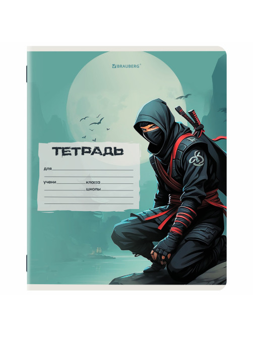 Тетрадь 12 л. BRAUBERG клетка, обложка картон, МИКС-3, 107270