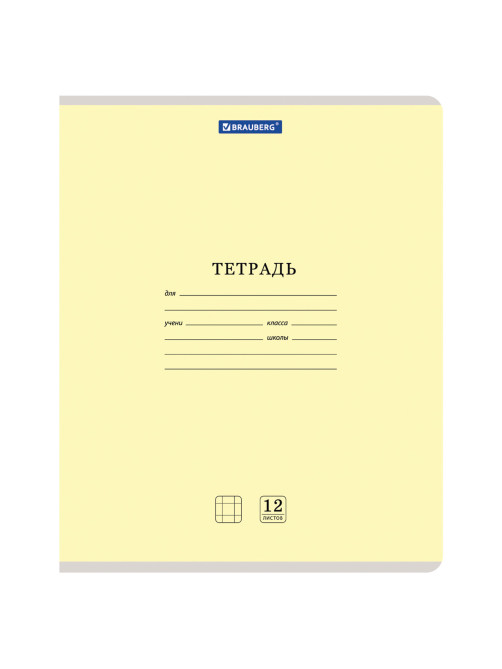 Тетрадь 12 л. BRAUBERG 