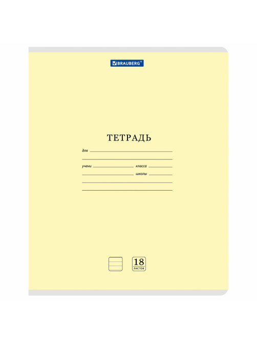 Тетради ДЭК 18 л., КОМПЛЕКТ 10 шт., BRAUBERG 