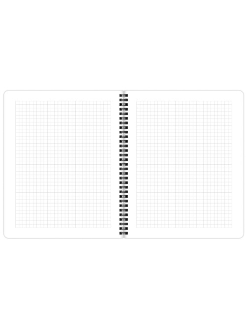 Тетради ДЭК А5 96 л. КОМПЛЕКТ 4 шт., BRAUBERG, гребень, клетка, 80 г/м2, Soft-Touch, 