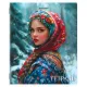 Тетрадь А5, 48 л., BRAUBERG, скоба, клетка, глянцевый лак, 