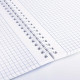 Тетрадь А4, 96 л., BRAUBERG, гребень, клетка, Soft Touch, 