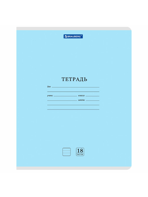 Тетради ДЭК 18 л., КОМПЛЕКТ 10 шт., BRAUBERG 