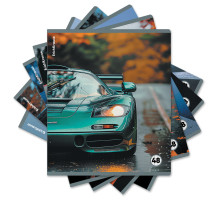 Тетрадь обложка пластик, А5, 48 л., скоба, клетка, ERICH KRAUSE, 