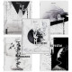 Тетради ДЭК А5 48 л. КОМПЛЕКТ 5 шт. BRAUBERG скоба, клетка, матовая ламинация, BLACK&WHITE, 404963