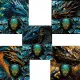 Тетрадь А5 48 л., ПЗБМ, скоба, клетка, фольга, конгрев, выборочный TWIN-лак, 