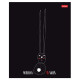 Тетрадь А5 48 л., HATBER скоба, клетка, обложка картон, 