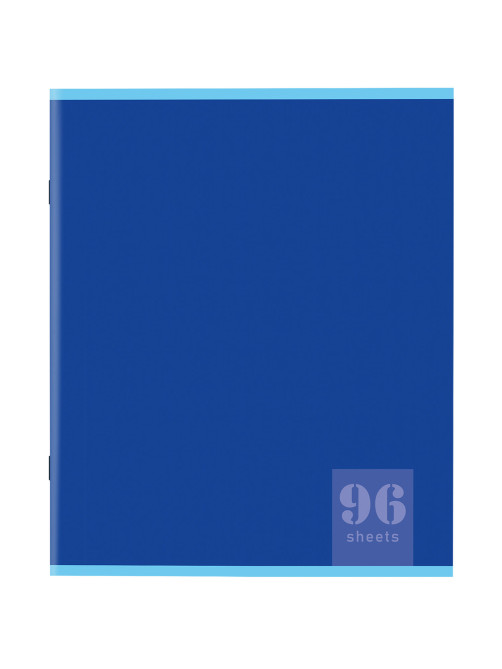 Тетрадь А5, 96 л., STAFF, скоба, клетка, офсет №2 ЭКОНОМ, обложка картон, 