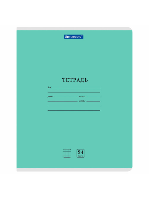 Тетради ДЭК 24 л., КОМПЛЕКТ 10 шт. BRAUBERG 
