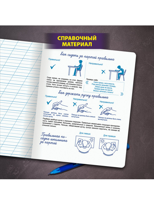 Тетради ДЭК 12 л. КОМПЛЕКТ 10 шт. ПРОПИСЬ №3