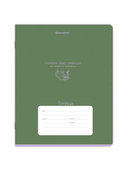 Тетрадь 18 л. BRAUBERG клетка, обложка картон, PHRASES, 107784