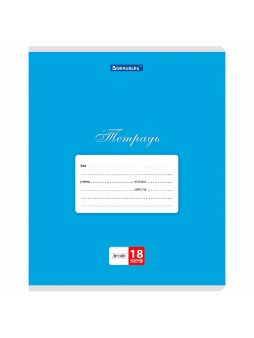 Тетради ДЭК 18 л., КОМПЛЕКТ 10 шт., BRAUBERG 