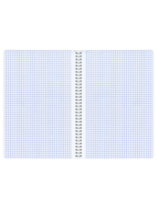 Тетради ДЭК А4 96 л. КОМПЛЕКТ 2 шт. BRAUBERG гребень, клетка, SoftTouch, КЛАССИКА BLUE, 404646