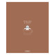 Тетрадь А5, 96 л., HATBER, скоба, клетка, Soft-touch ламинация, 