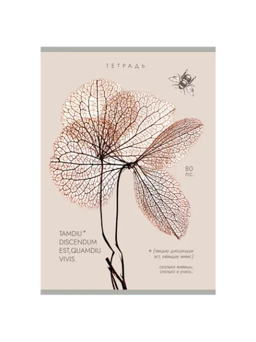 Тетрадь А4 80 л. ПЗБМ, скоба, клетка, Soft Touch, брайль, 