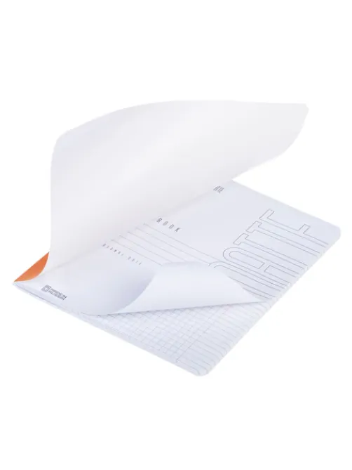 Тетрадь А5 48 л., HATBER, скоба, клетка, Soft-touch ламинация, SoloMatte 