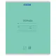 Тетрадь 12 л. BRAUBERG КЛАССИКА NEW клетка, обложка картон, ЗЕЛЕНАЯ, 105684