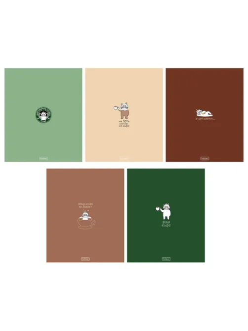 Тетрадь А5, 96 л., HATBER, скоба, клетка, Soft-touch ламинация, 