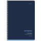 Тетради ДЭК А4 96 л. КОМПЛЕКТ 2 шт. BRAUBERG гребень, клетка, SoftTouch, КЛАССИКА BLUE, 404646