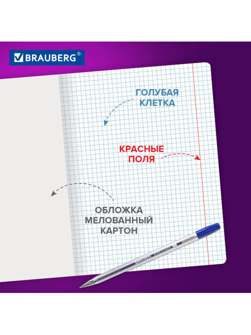 Тетради ДЭК 12 л. КОМПЛЕКТ 280 шт. BRAUBERG 