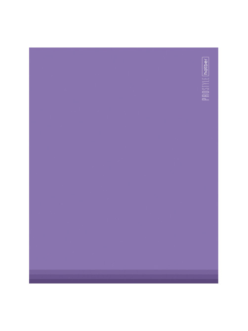 Тетрадь обложка пластик, А5, 96 л., скоба, клетка, HATBER, 