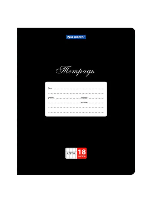 Тетради ДЭК 18 л., КОМПЛЕКТ 10 шт., BRAUBERG 