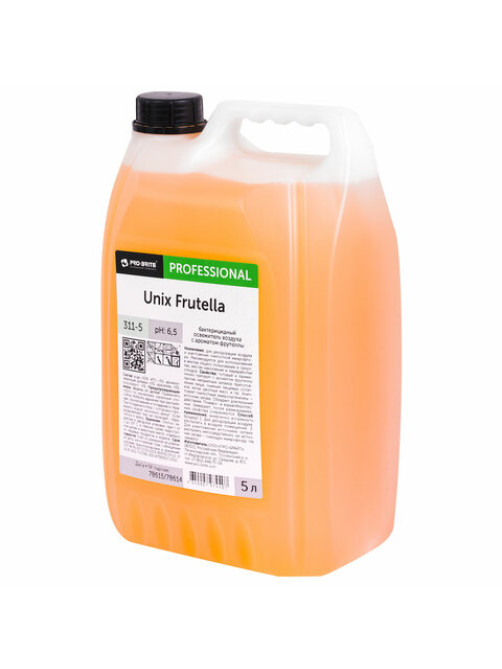 Ароматизатор освежитель воздуха, 5 л, PRO-BRITE UNIX Frutella, бактерицидный, жидкость, 311-5