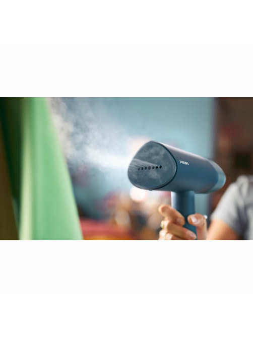 Отпариватель ручной PHILIPS STH3000/20, 1000 Вт, 20 г/мин, резервуар 0,1 л, 1 режим, синий