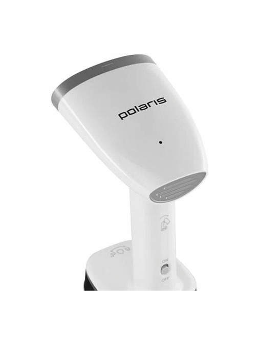 Отпариватель ручной POLARIS PGS 1618C, 1500 Вт, пар 32 г/мин, резервуар 0,12 л, складная ручка, белый, 64032