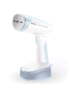 Отпариватель ручной TEFAL DT3041E1, 1300 Вт, пар 20 г/мин, резервуар 0.12 л, 1 режим, белый/голубой, 1830008776