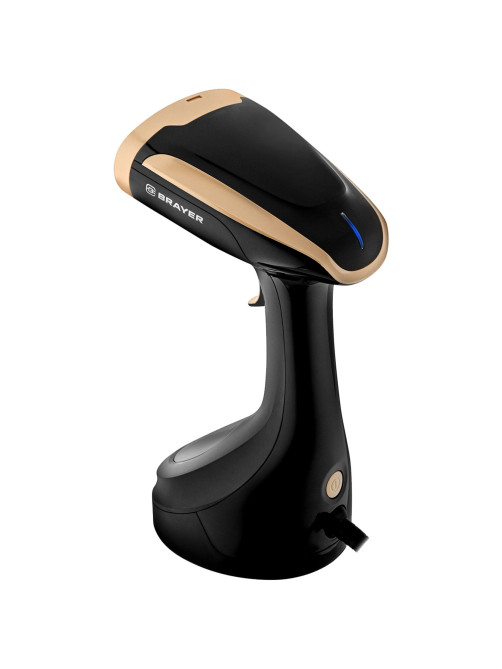 Отпариватель ручной BRAYER BR4125, 1700 Вт, пар 25 г/мин, резервуар 0,28 л, 1 режим, черный