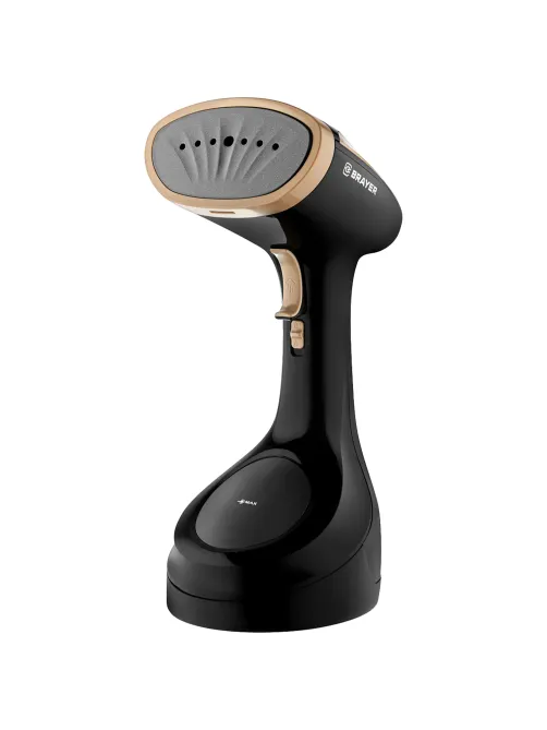 Отпариватель ручной BRAYER BR4125, 1700 Вт, пар 25 г/мин, резервуар 0,28 л, 1 режим, черный