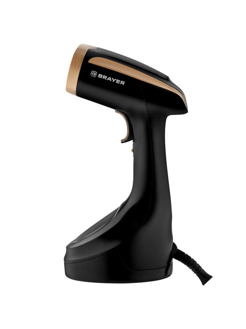 Отпариватель ручной BRAYER BR4125, 1700 Вт, пар 25 г/мин, резервуар 0,28 л, 1 режим, черный