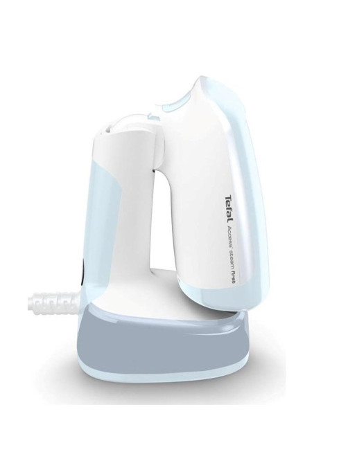 Отпариватель ручной TEFAL DT3041E1, 1300 Вт, пар 20 г/мин, резервуар 0.12 л, 1 режим, белый/голубой, 1830008776