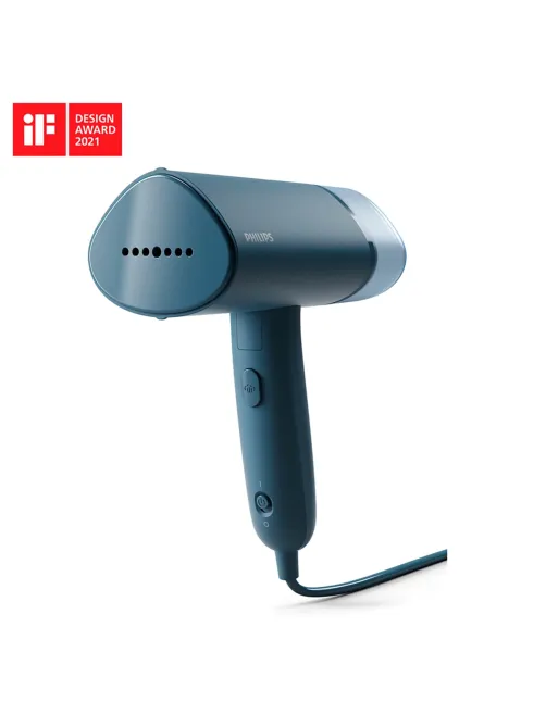 Отпариватель ручной PHILIPS STH3000/20, 1000 Вт, 20 г/мин, резервуар 0,1 л, 1 режим, синий