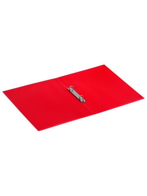 Папка на 2 кольцах А4 BRAUBERG UNIVERSAL, 25 мм, красная, до 170 листов, 0,5 мм, 273032