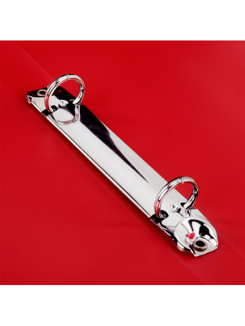 Папка на 2 кольцах А4 BRAUBERG UNIVERSAL, 25 мм, красная, до 170 листов, 0,5 мм, 273032