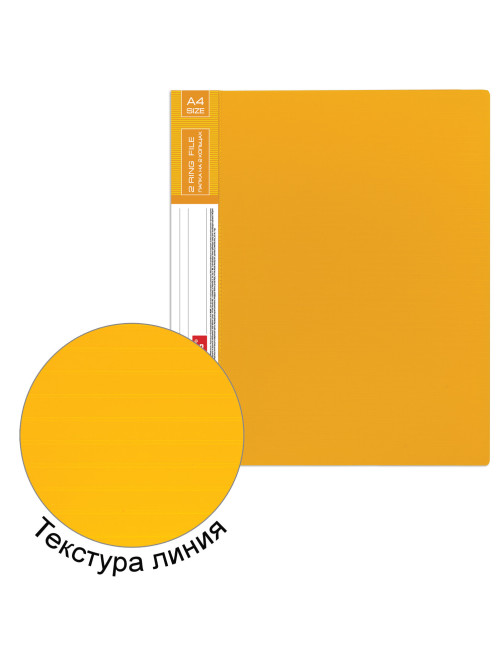 Папка на 2 кольцах BRAUBERG 