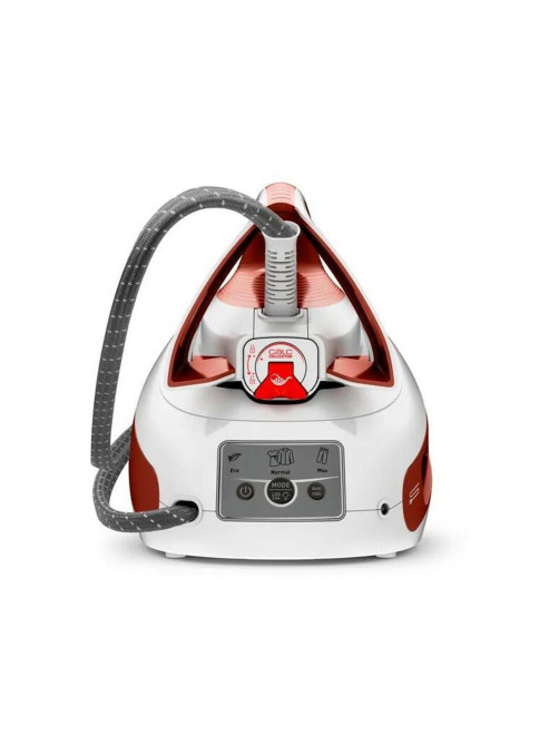 Парогенератор TEFAL SV8110E0, 2800 Вт, 6.3 Бар, постоянная подача пара 120 г/мин, паровой удар 420 г/мин, 1.8 л, белый/красный, 1830008618