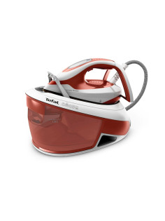 Парогенератор TEFAL SV8110E0, 2800 Вт, 6.3 Бар, постоянная подача пара 120 г/мин, паровой удар 420 г/мин, 1.8 л, белый/красный, 1830008618