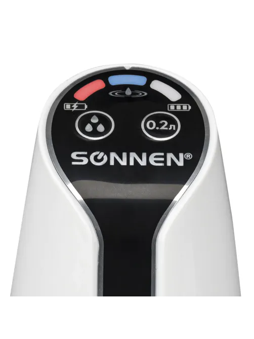 Помпа для воды электрическая SONNEN EWD152W, 1,5 л/мин, 2 РЕЖИМА, АККУМУЛЯТОР, АДАПТЕР, пластик, 455217