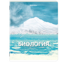 Тетрадь предметная КЛАССИКА ПРИРОДА 48 л., обложка картон, БИОЛОГИЯ, клетка, подсказ, BRAUBERG, 405085