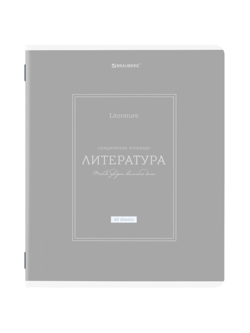Тетради предметные, КОМПЛЕКТ 5 ПРЕДМЕТОВ, 48 л., рельефный картон, матовая ламинация, BRAUBERG 