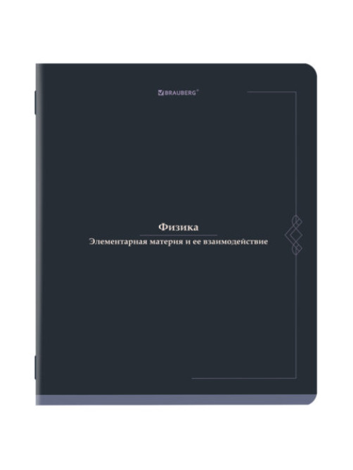 Тетрадь предметная VINTAGE 48 л., SoftTouch, ФИЗИКА, клетка, подсказ, BRAUBERG, 405158